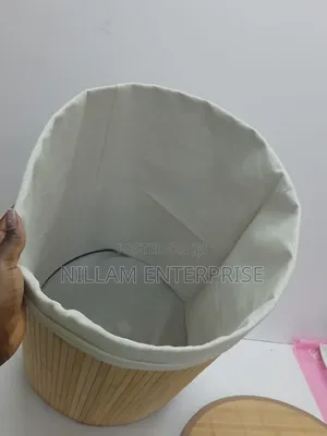 Foldable Large Capacity Wooden Laundry Basket*