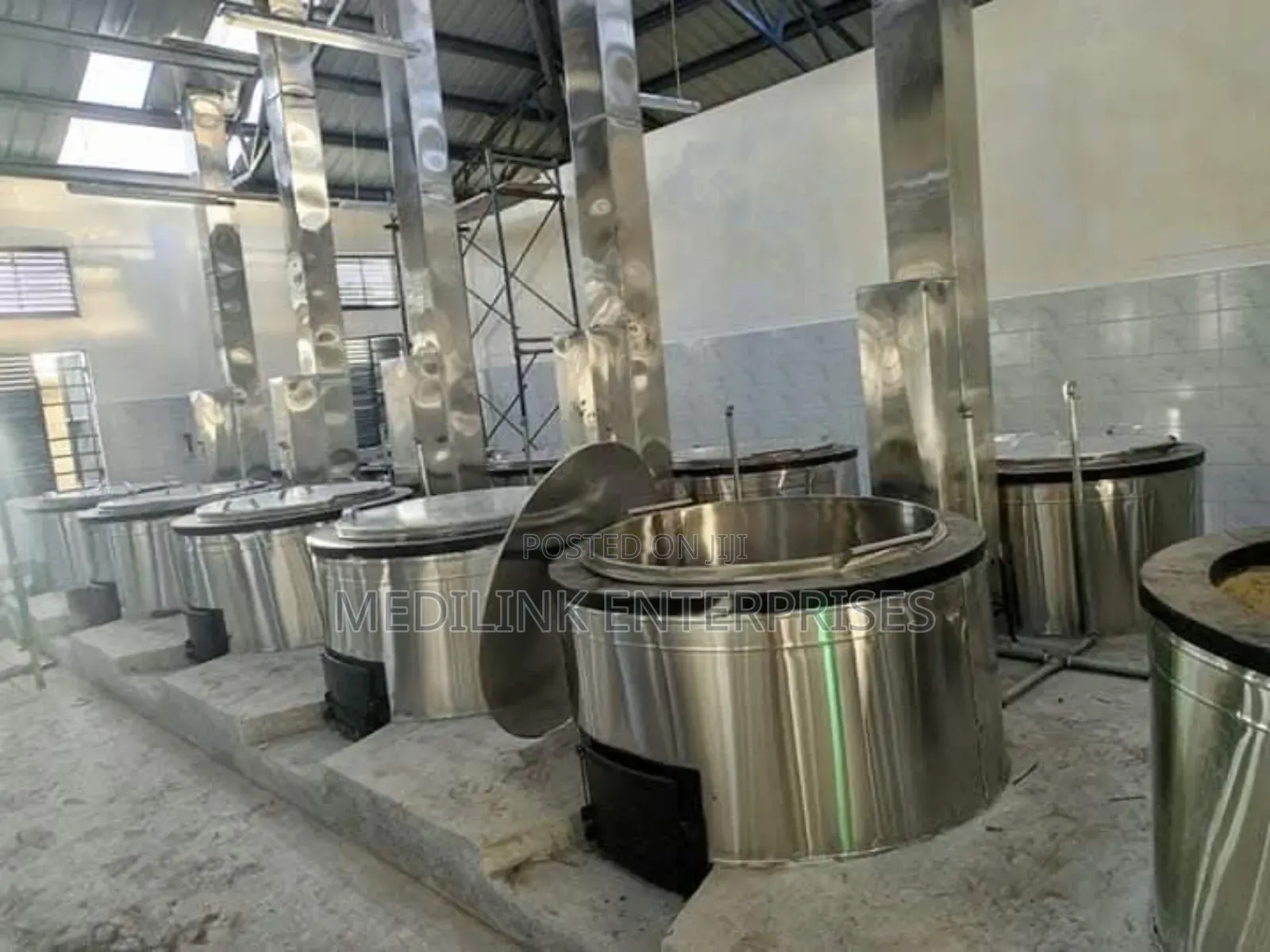Stainless Commercial Kitchen Set Up (Boilers)