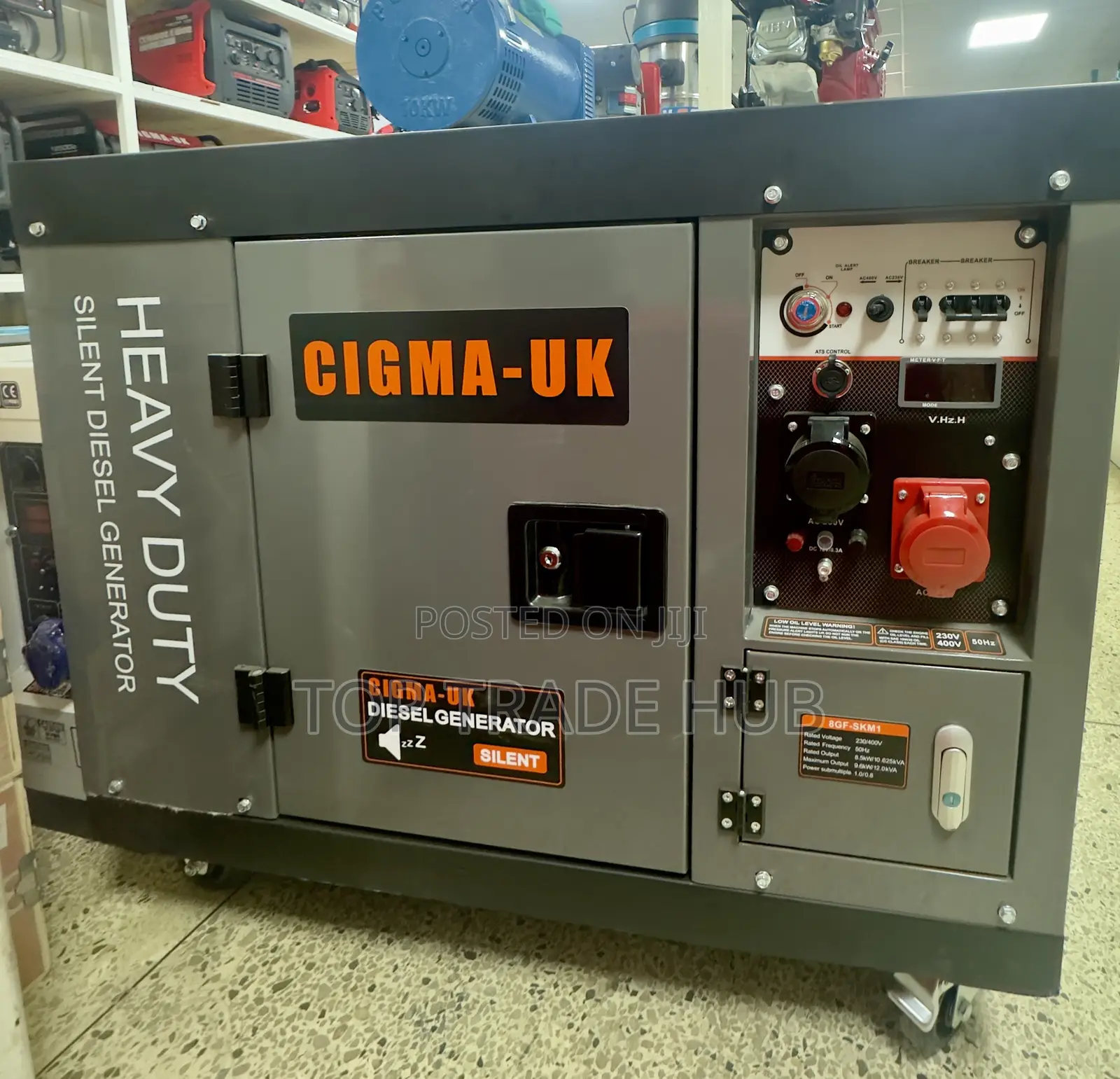 Cigma Uk Silent Dual Phase Silent Diesel Generator 20kva (1&3 Phase)