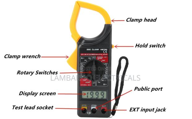 Dt266 Digital Clamp Meter/Multimeter - thumbnail 3