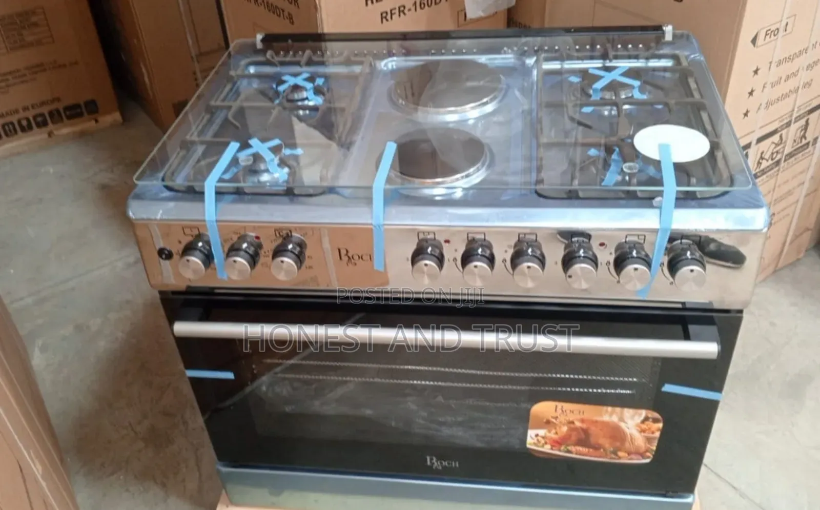 Roch 60 by 90 Standing Cooker 4+2