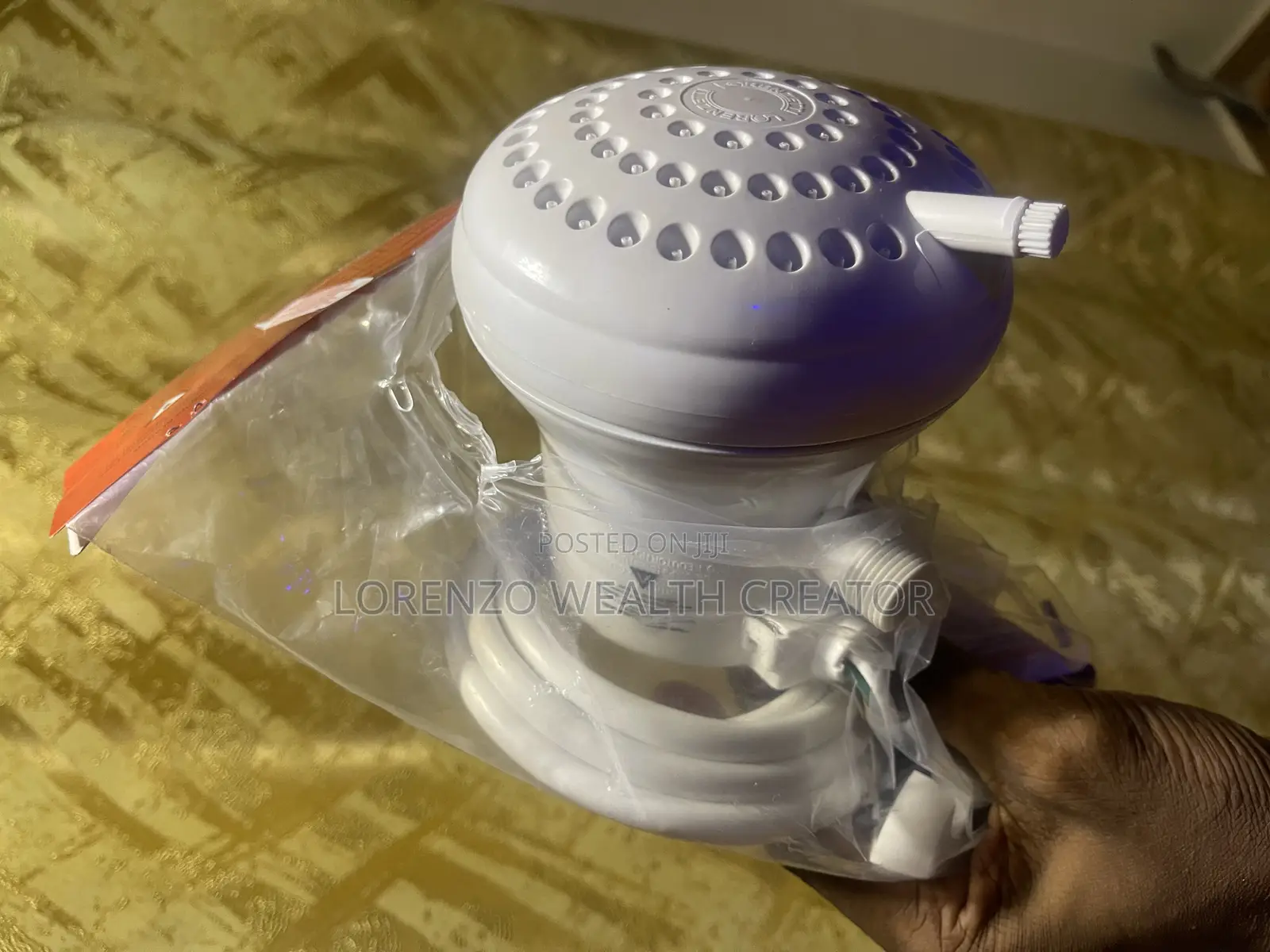 Instant Hot Water Shower Head Ultra Large Size With Pipe