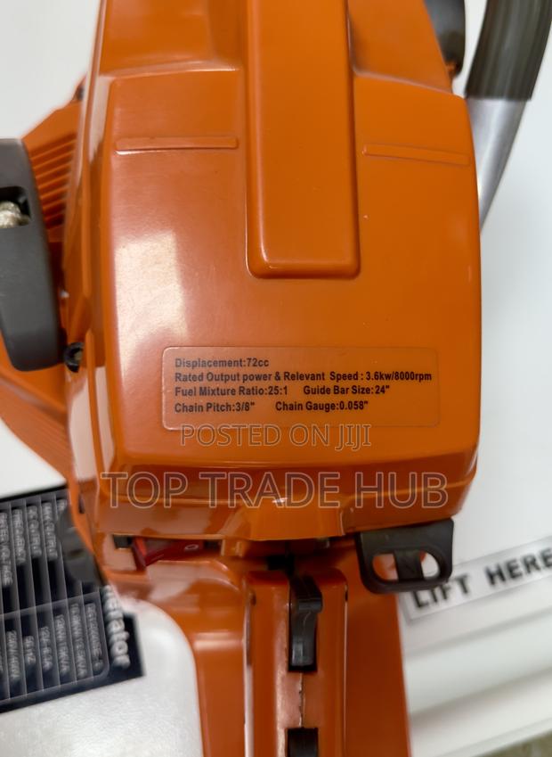 Girasol Sweden 272 Chainsaw/Powersaw 72cc 24 Inch Blade - thumbnail 2