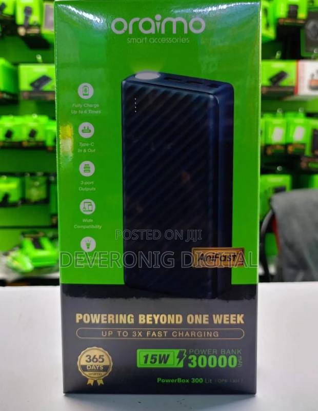 Oraimo Powerbox 300 Lit Opb-1301 30000mah Powerbank