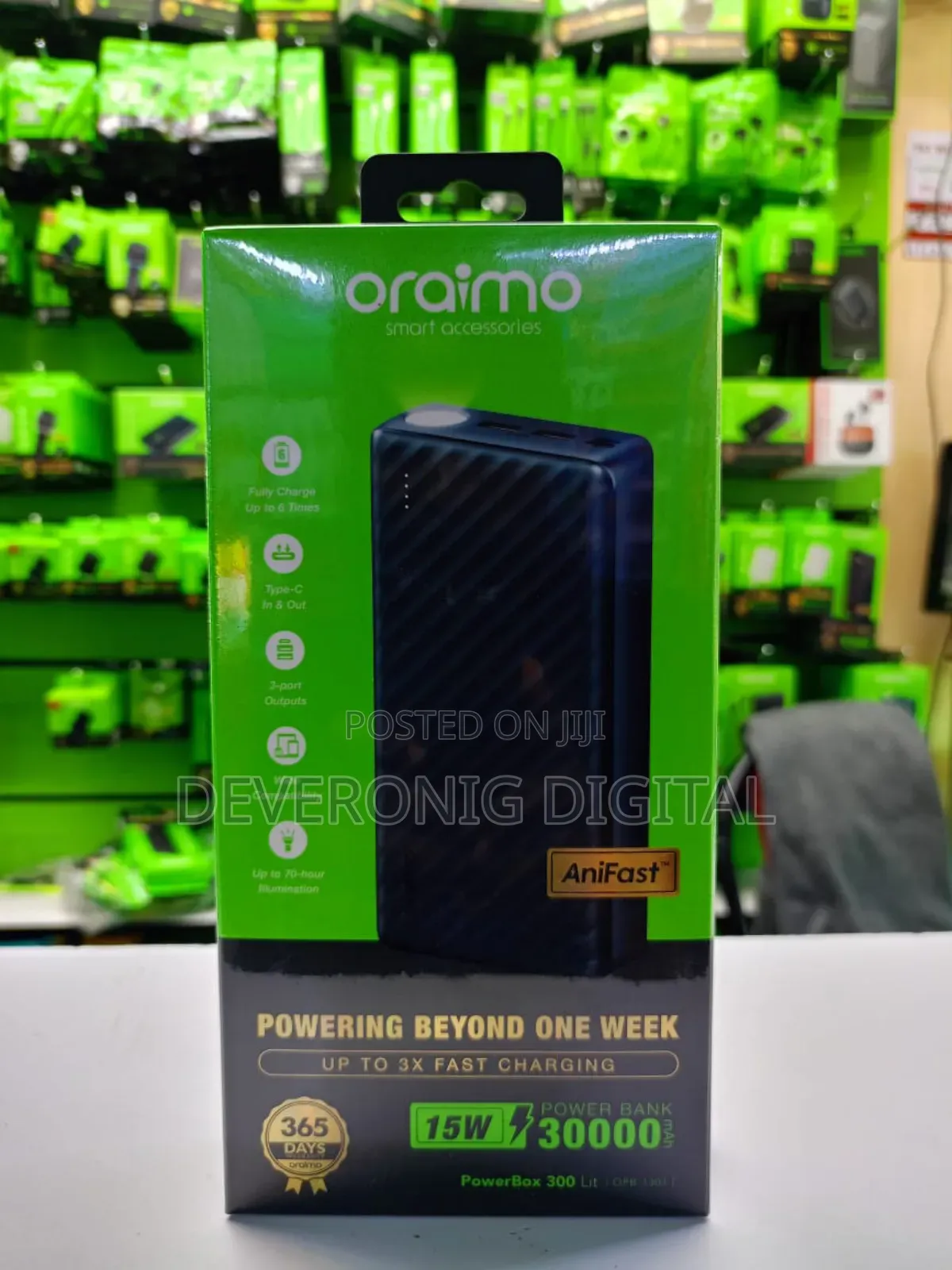 Oraimo Powerbox 300 Lit Opb-1301 30000mah Powerbank