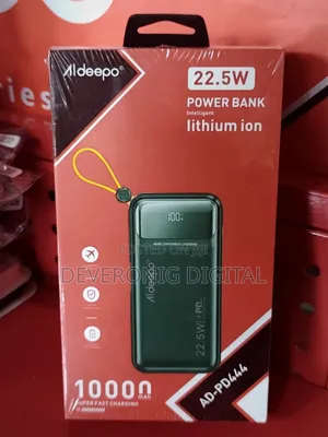 *Aldeepo Pd 4444 22.5w*
- 10,000 Mah
- Super Fast Power Bank 
-