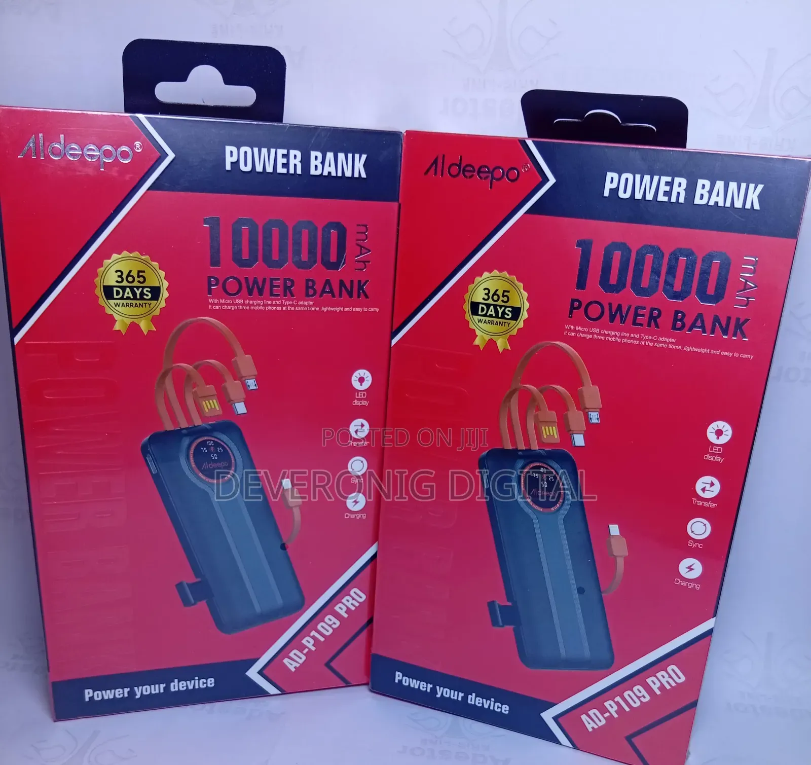 *Aldeepo P109 Pro Powerbank New Look