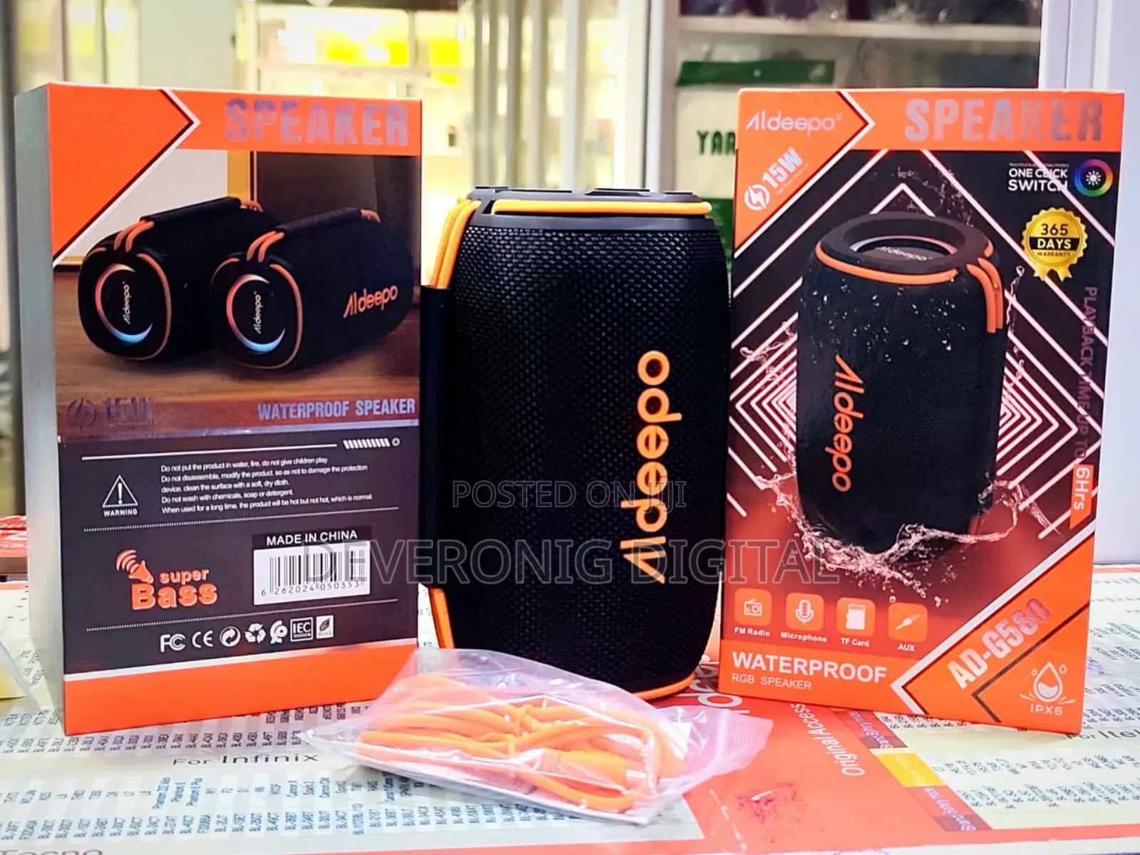 *Aldeepo 15w G580 Water Proof Speaker* -
