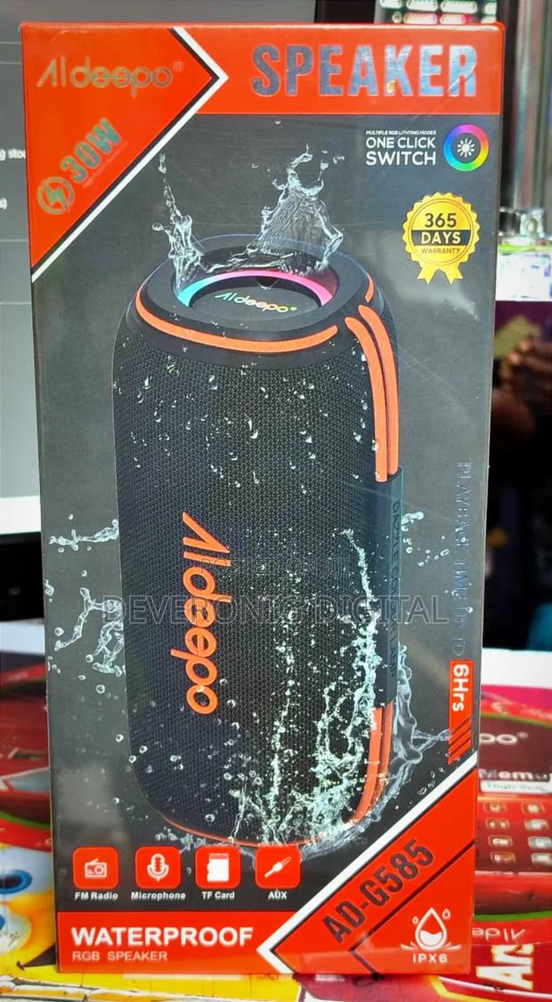 *Aldeepo 30w Adg585*
- Microphone Port
- Heavy Bass and Clear Audio