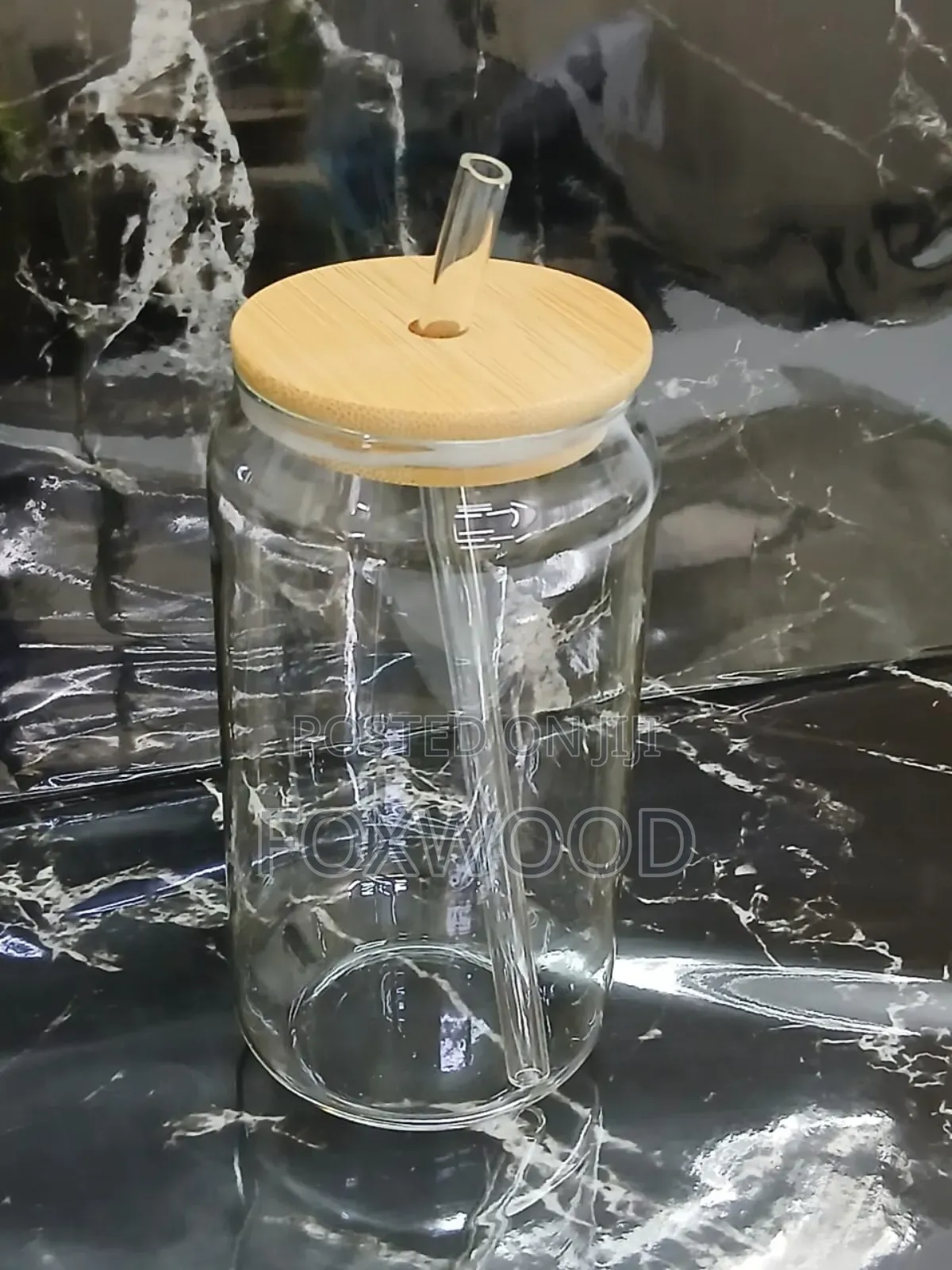 Portable Smoothie Jar With Straw