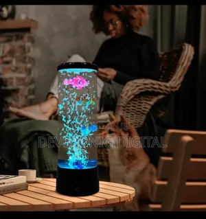 Led Bubble Fish Lamp Decor *1.5l Multi Color Changing Aquarium