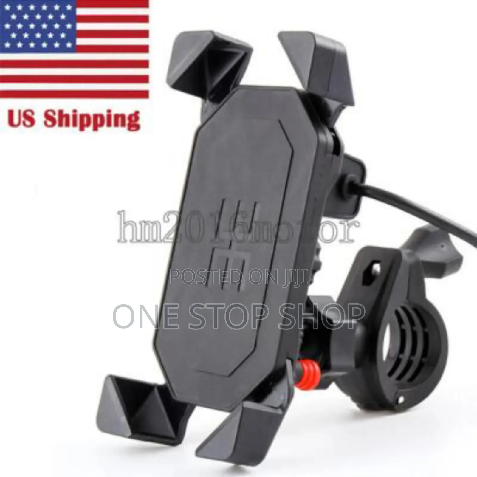 Motorcycle Phone Mount Holder Wiusb Charger Fit 3.5_6.5inches Phones