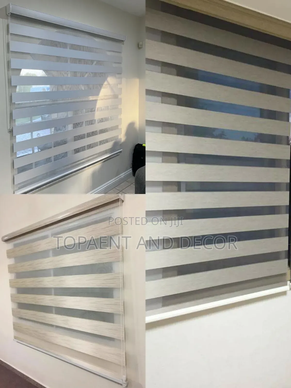Bright Coloured Blinds for Dark Themed Rooms