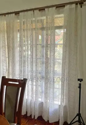 See Through Elegant Themed Window Curtain Sheers