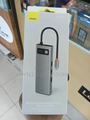 Baseus Metal Gleam Series 9-in-1 Type-C Hub Docking Station