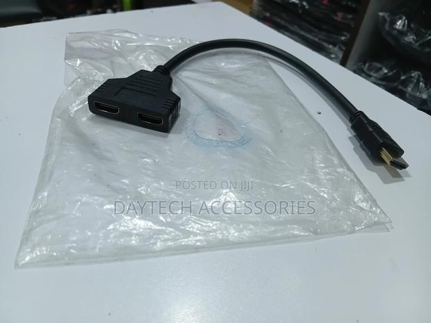 Hdmi Splitter Cable 1 Male to Dual Hdmi 2 Female Y Splitter