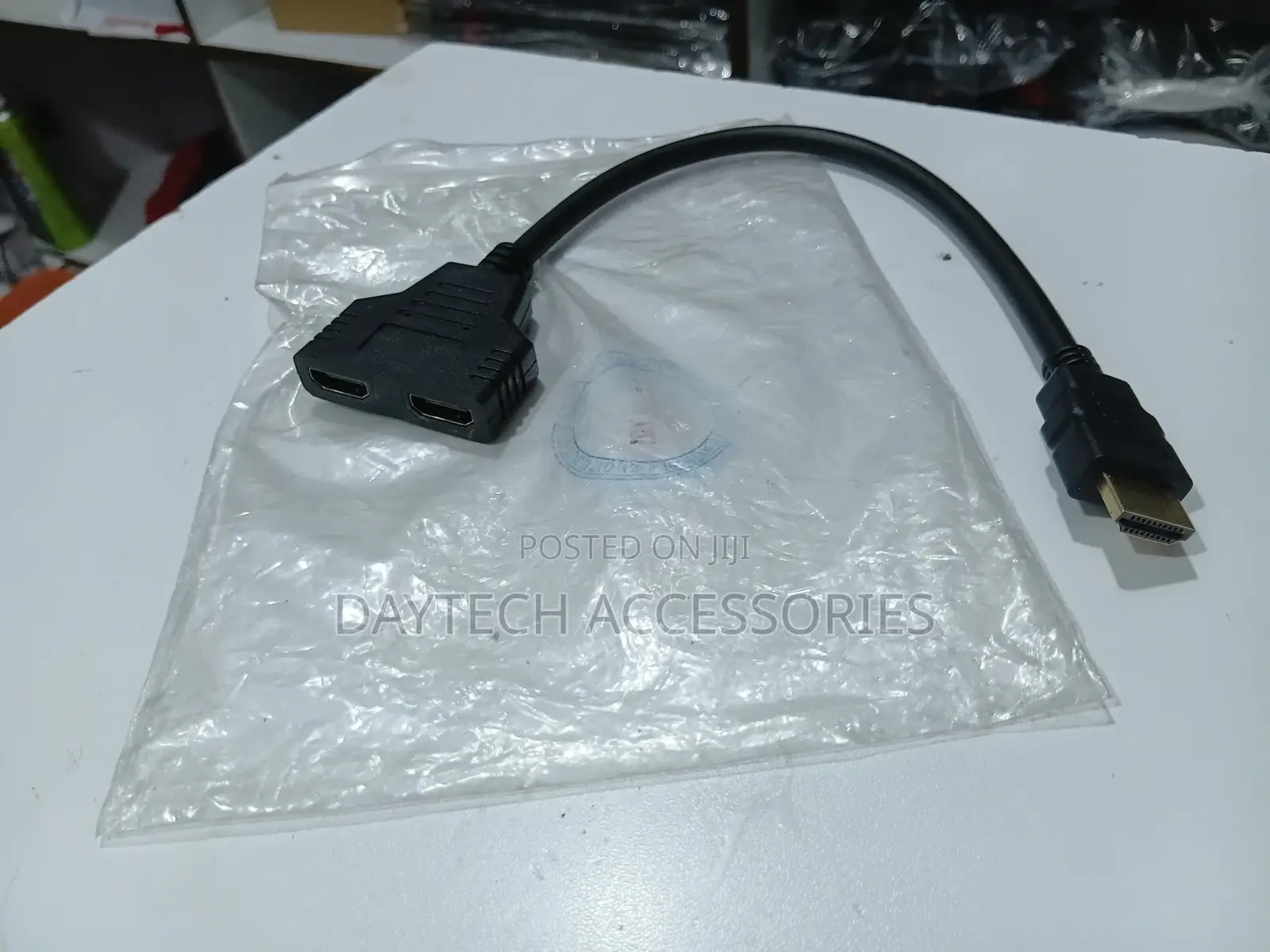 Hdmi Splitter Cable 1 Male to Dual Hdmi 2 Female Y Splitter
