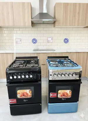 Roch 50*55cm 3g +1e Standing Cooker With Electric Oven -Black