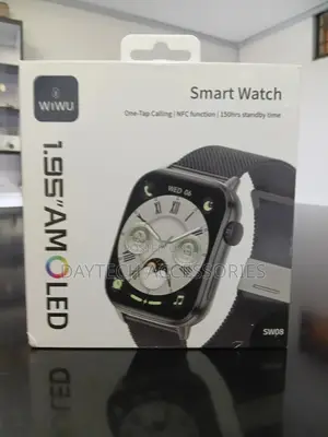 Wiwu Sw08 Smartwatch – 1.95′′ Amoled Display