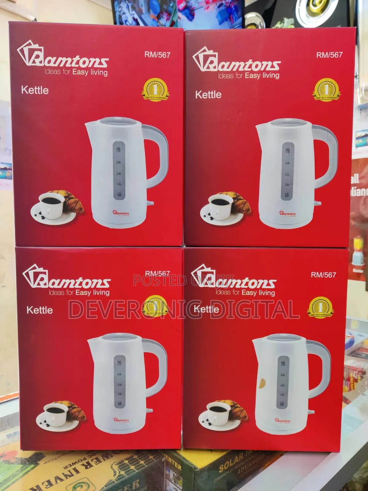 *Ramtons Kettle 3 Litres