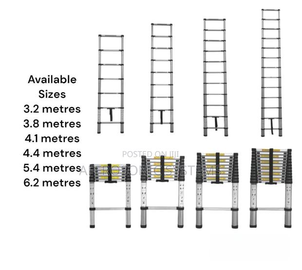 High-Quality Single Telescopic Ladder - main view