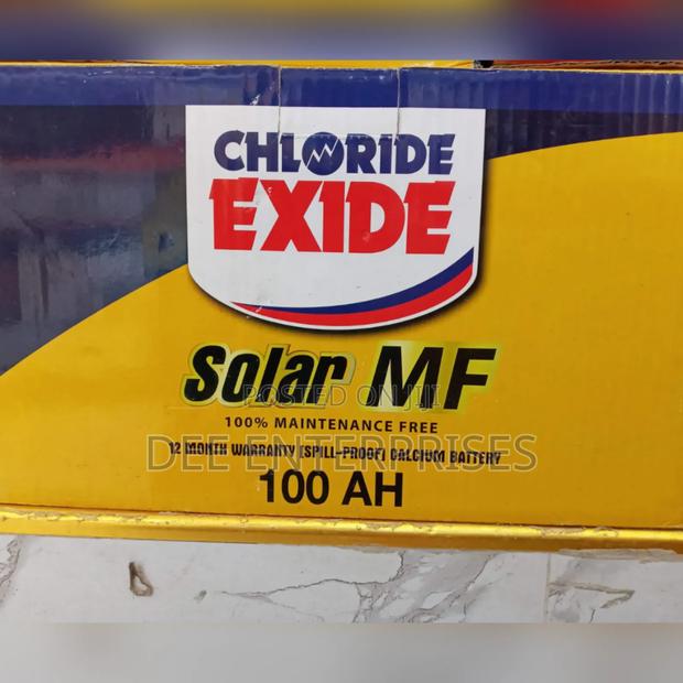 Chloride 100ah Solar Battery - main view