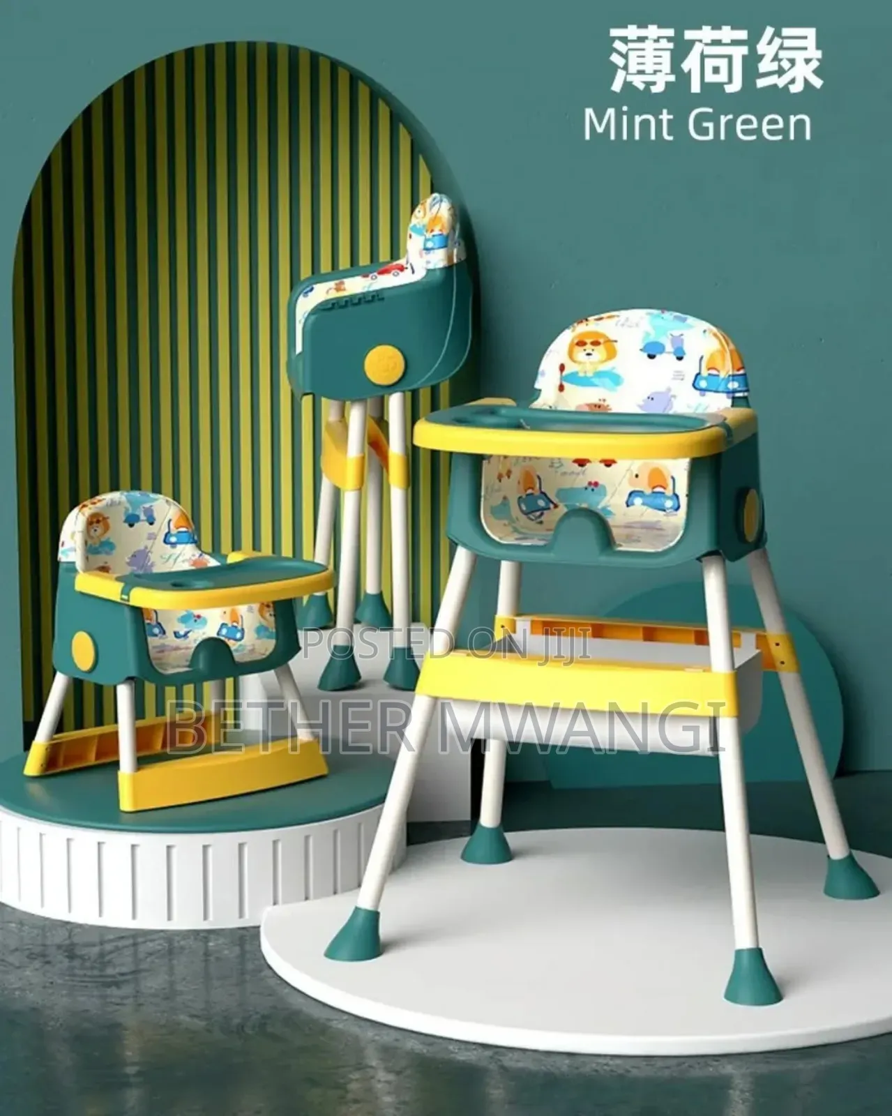 2-in 1 Foldable High Weaning Chair In Kenya