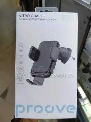 Wireless Charging Car Phone Holder Proove Nitro Charge 15w