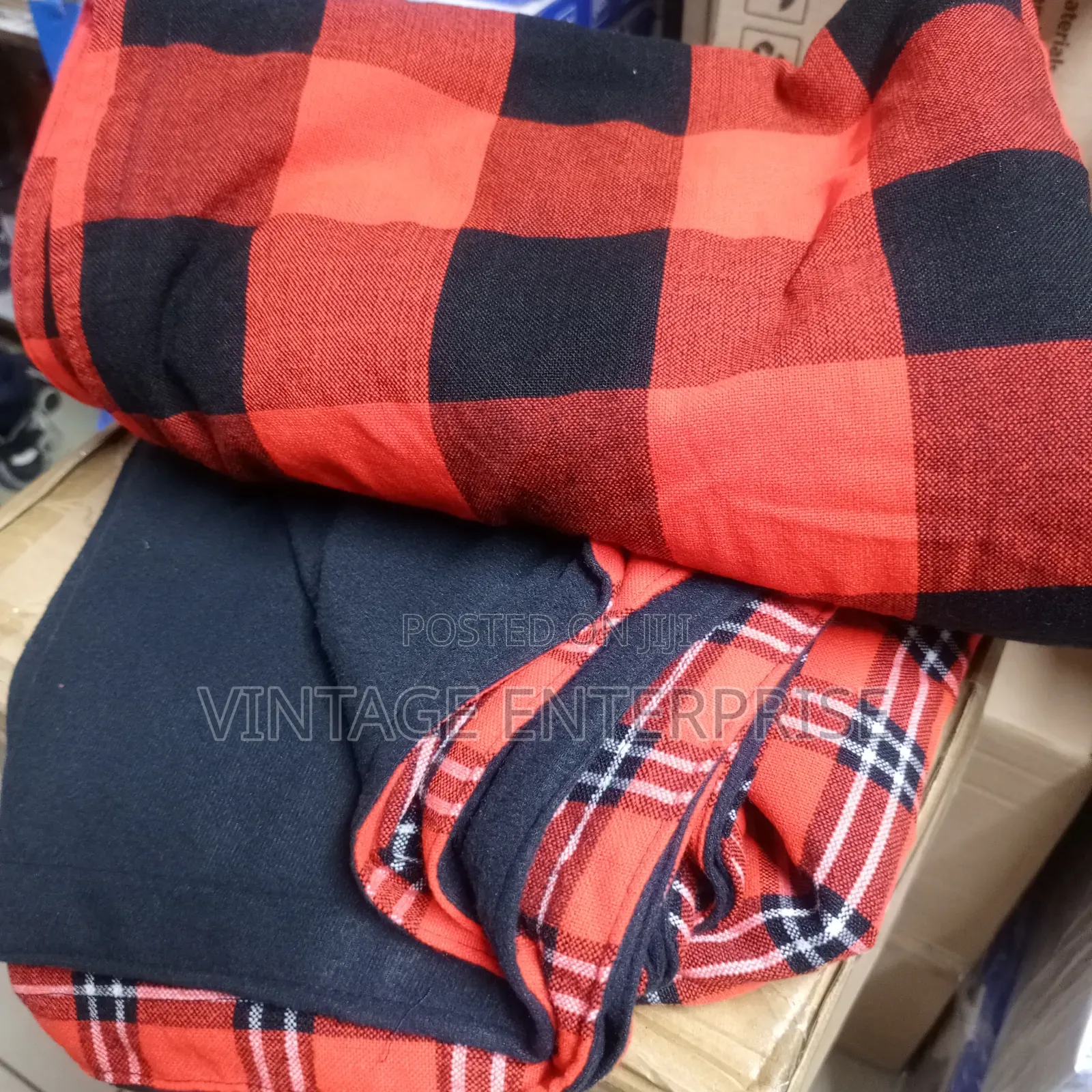 Maasai Shuka With Fleece