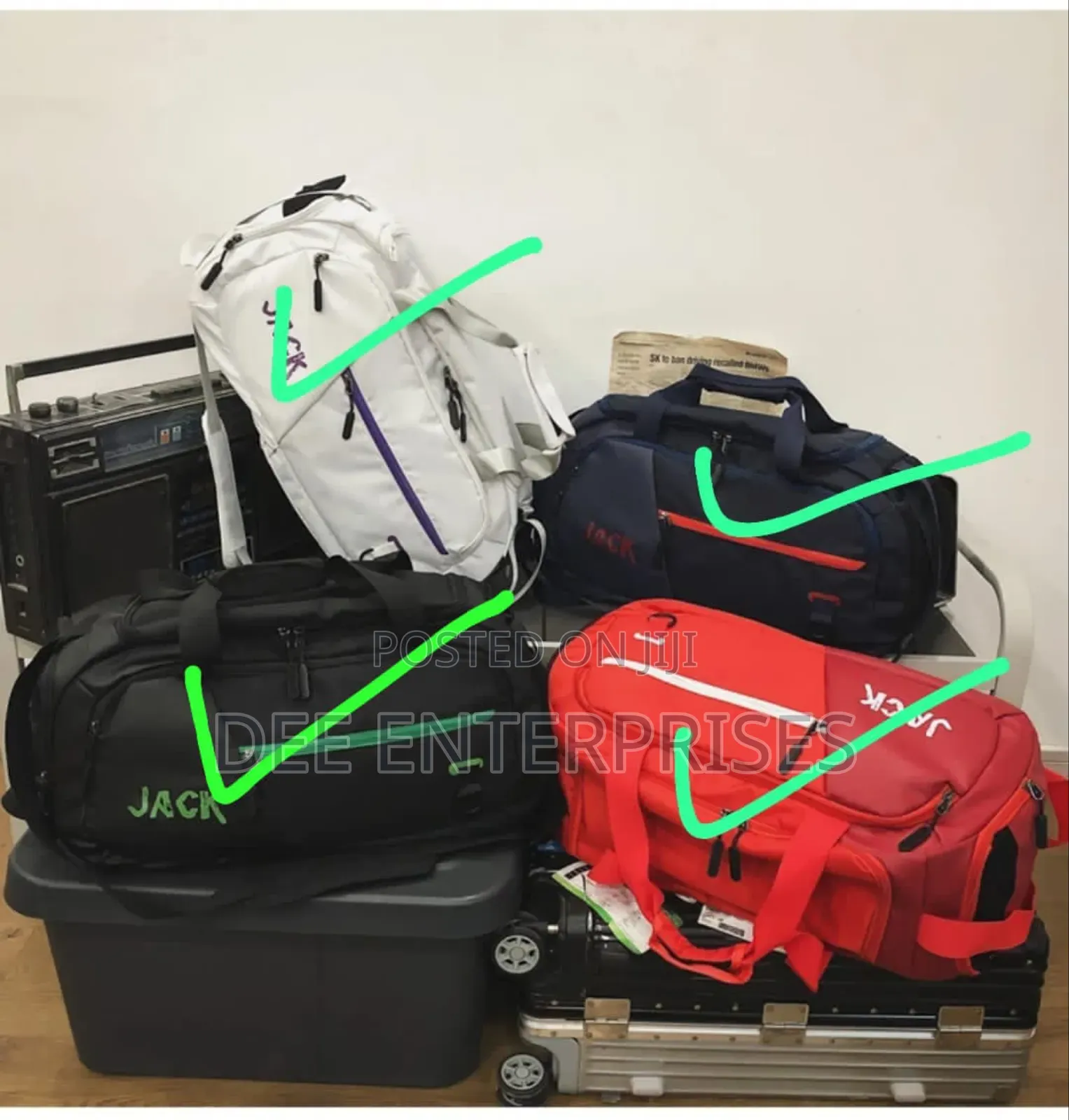 Jack Casual Duffle/Gym Bag