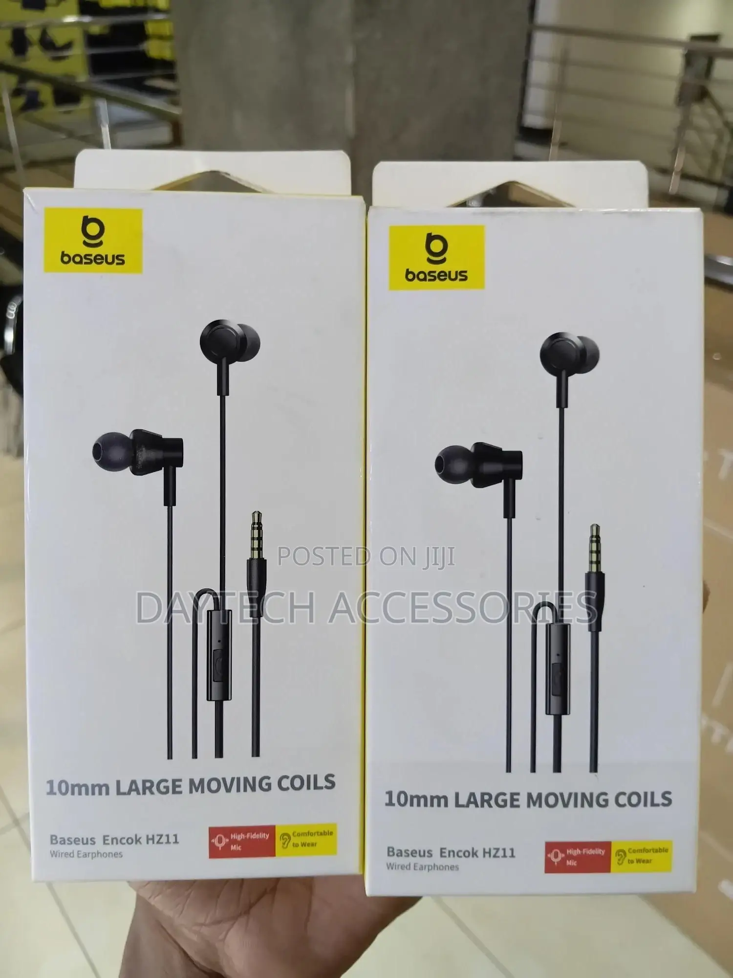 Baseus Encok Hz11 3.5mm Jack Wired Earphone, Universal Headset in-Ear