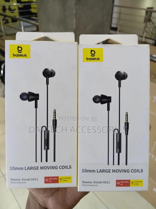 Baseus Encok Hz11 3.5mm Jack Wired Earphone, Universal Headset in-Ear