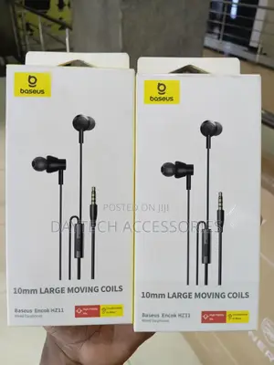 Baseus Encok Hz11 3.5mm Jack Wired Earphone, Universal Headset in-Ear