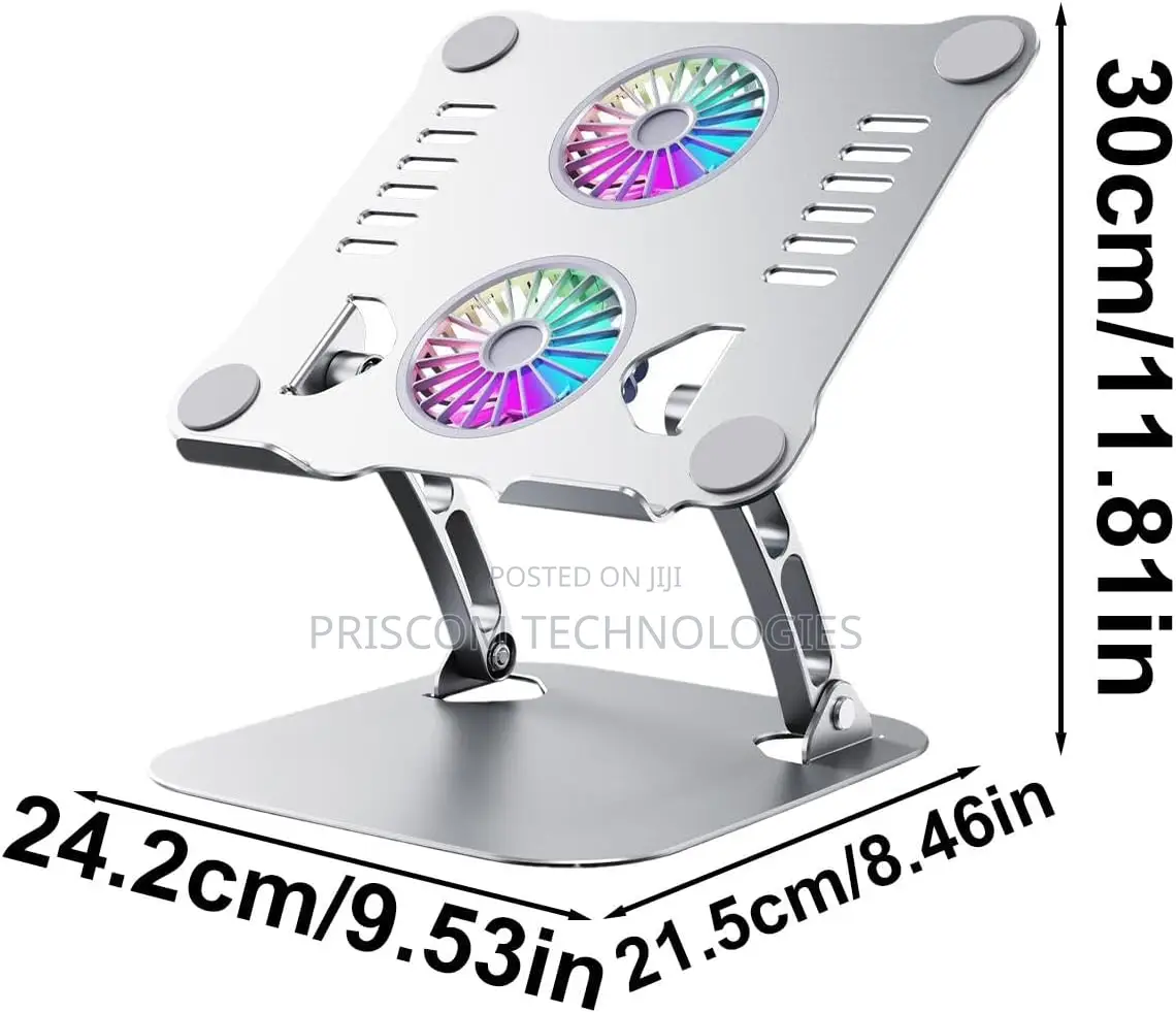 Adjustable V 4.0 Laptop Stand With Cooling Fan