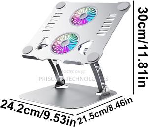 Adjustable V 4.0 Laptop Stand With Cooling Fan - main view
