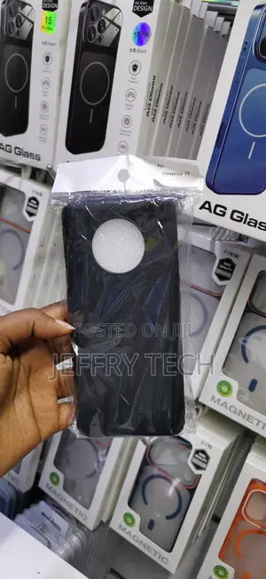 Marf Black Soft Silicone Tpu Phone Cover Case for Oneplus 7t