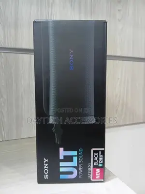 This Is a Sony Ult Field 1 Portable Bluetooth Speaker in Black.