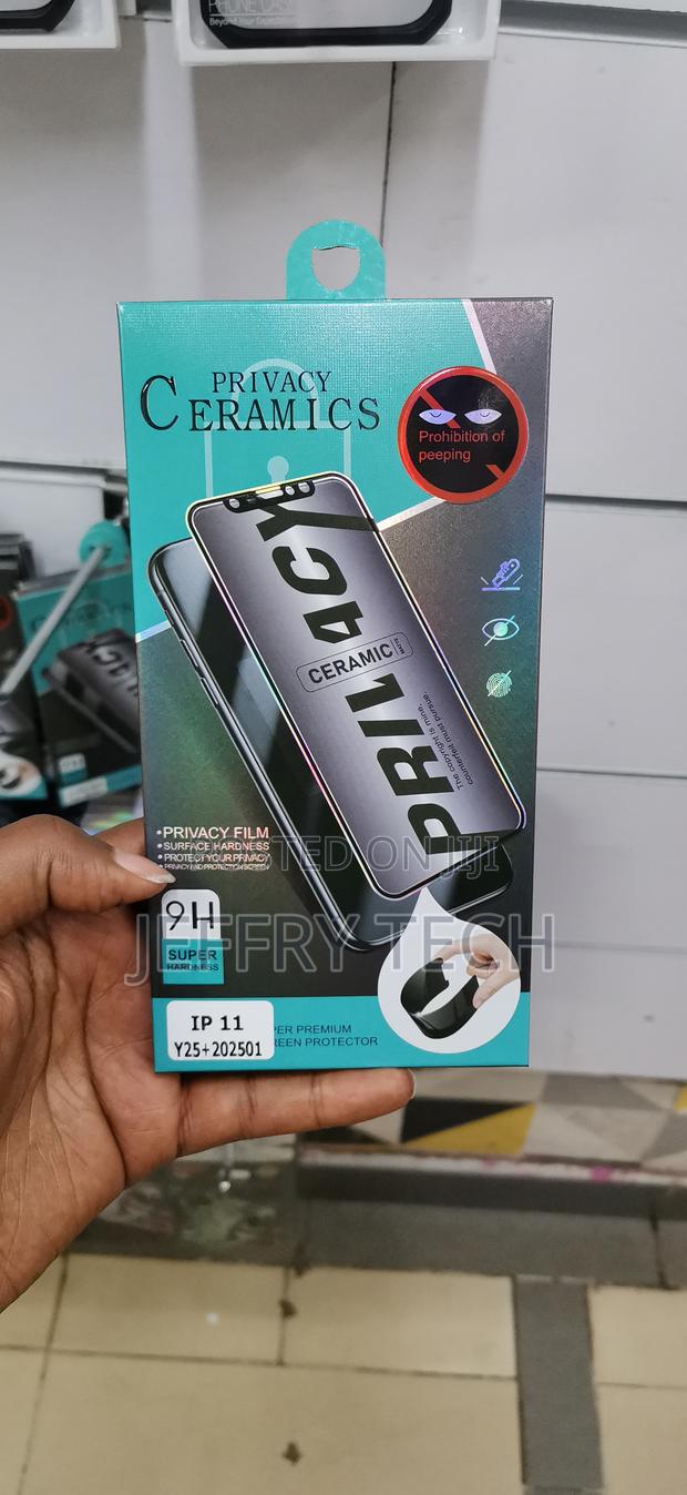 Joeyu Ceramic Privacy Protector Soft Film Anti-Spy for iPhone 11 - main view