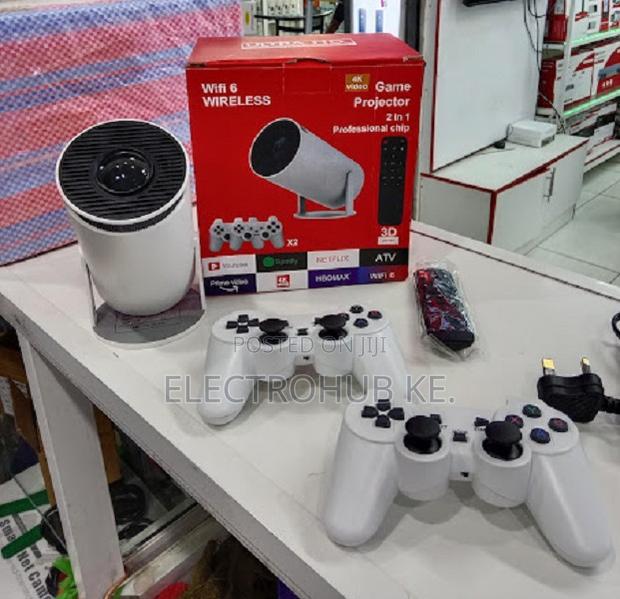 Hy300 Pro Gaming Projector 2 In 1 Android Plus Gaming Console - main view
