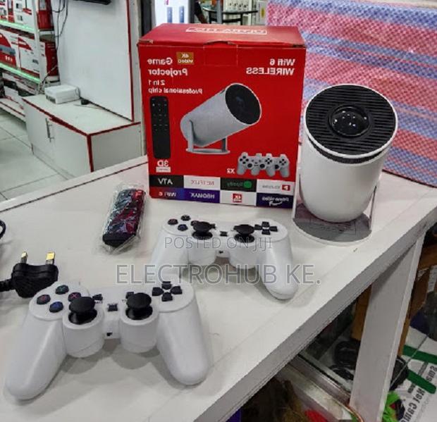 Hy300 Pro Gaming Projector 2 In 1 Android Plus Gaming Console - thumbnail 2