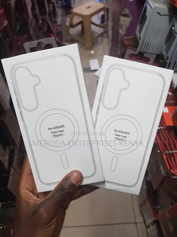 Samsung A35/A55 Clear Magsafe Cases - main view