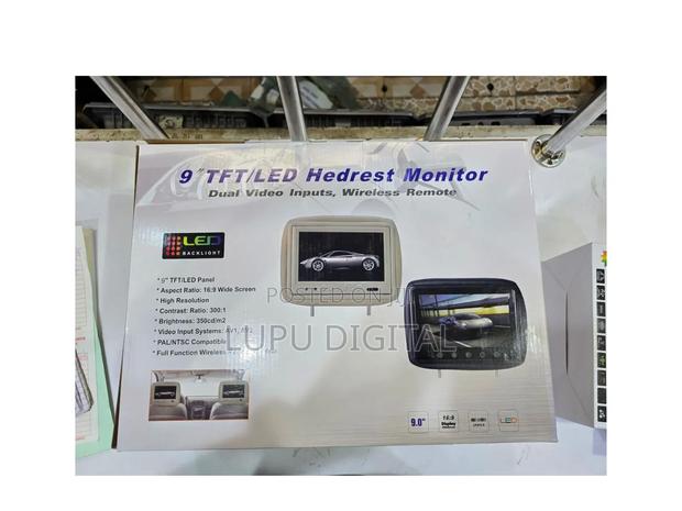 9 Inch Headrest Monitor Screens (2pcs)
