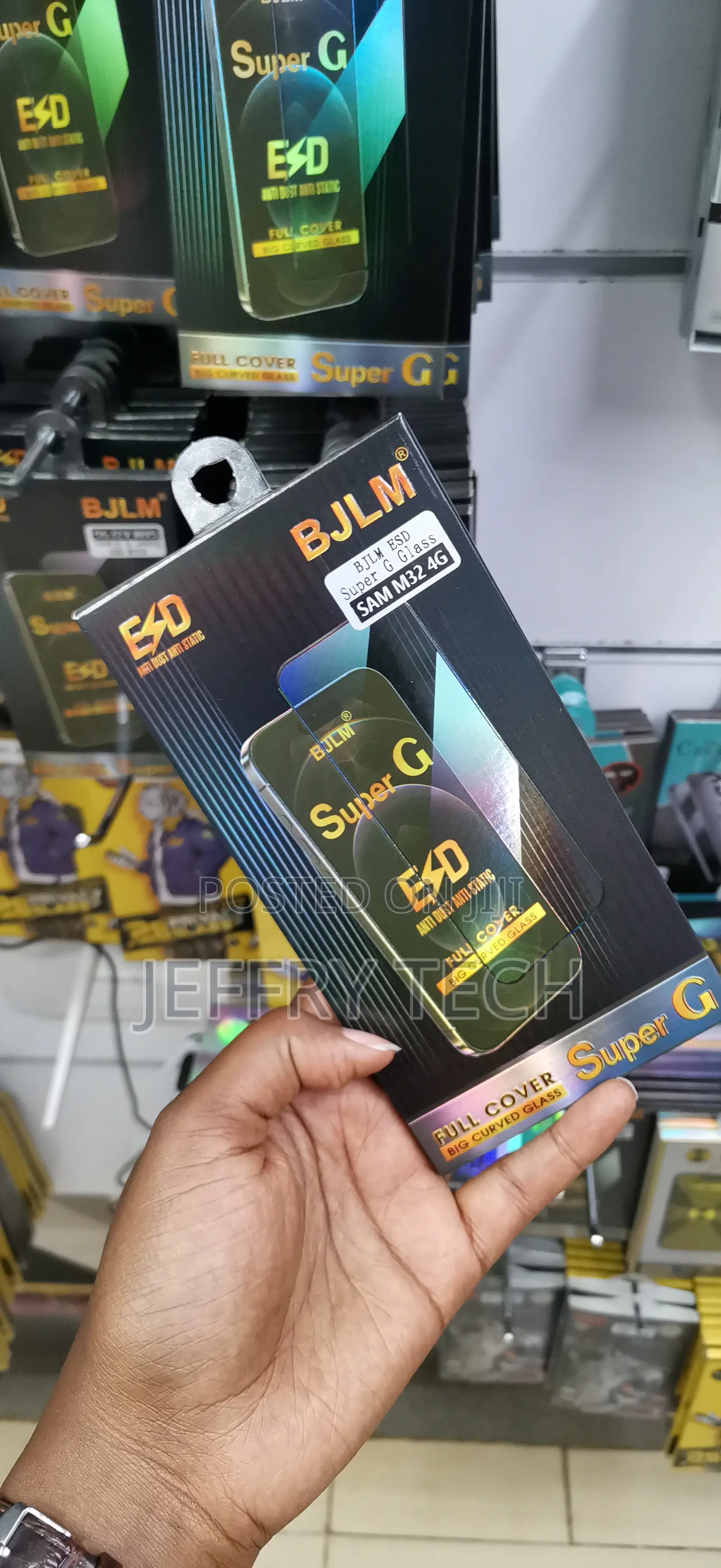 Mikeas Samsung M32 4g Screen Protector Tempered Glass ,Anti-Static
