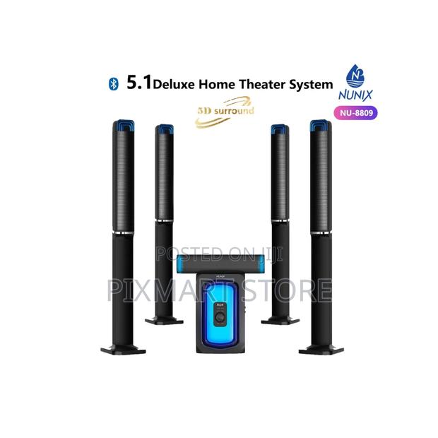 Nunix 5.1ch Nu-8809 Super Music Home Theater With Woofer
