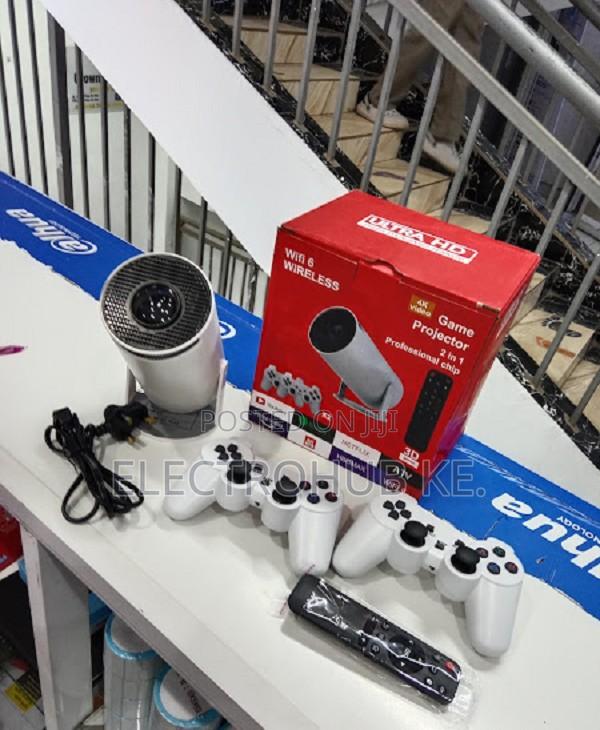 Game Projector Hy300 2in1 Projector With 2 Wireless Game Controllers - thumbnail 3