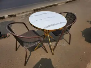Marble Top Balcon Table and Chair