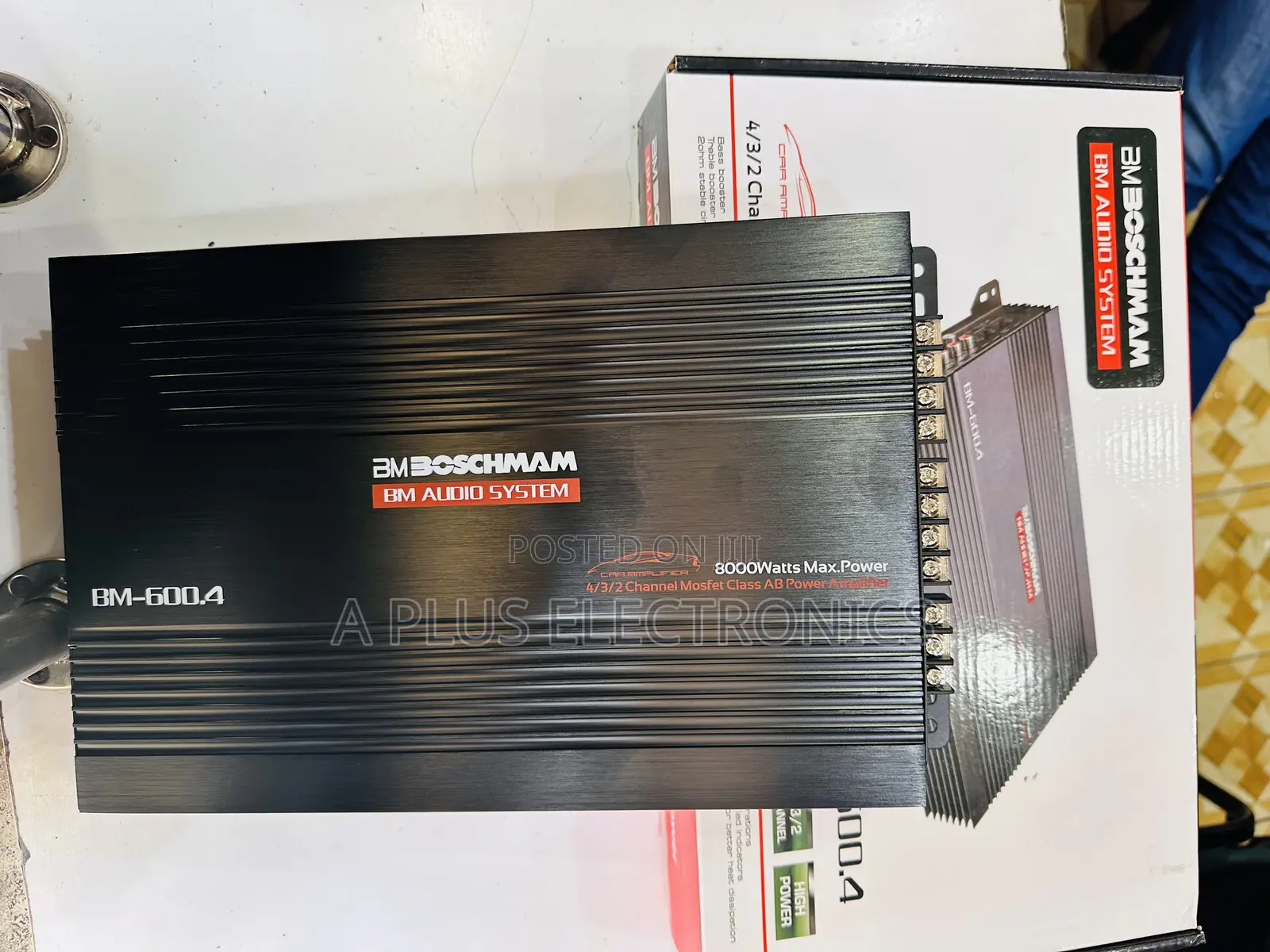 Boschmann Car Booster Bm600 4channel Amplifier –Loud Reliable Output