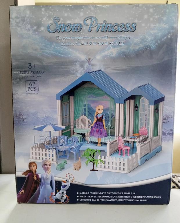 67 Pieces Snow Princess Dollhouse