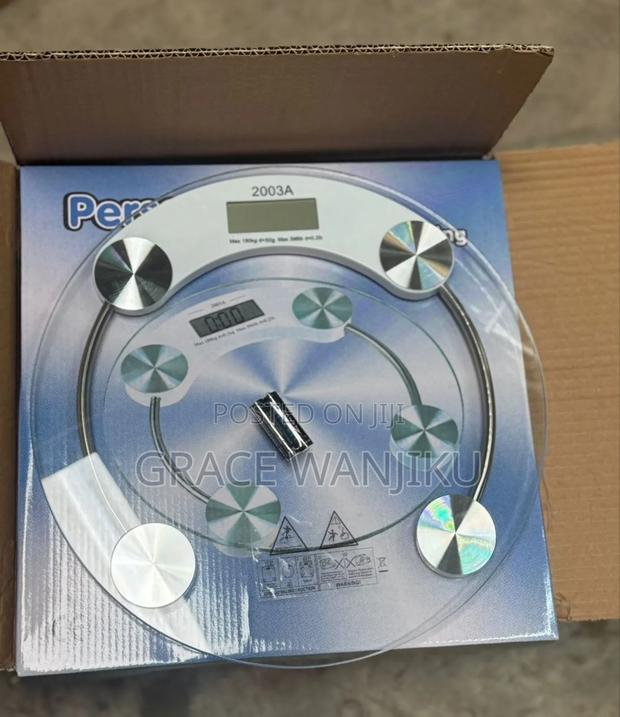 Glass Bathroom Scale - main view