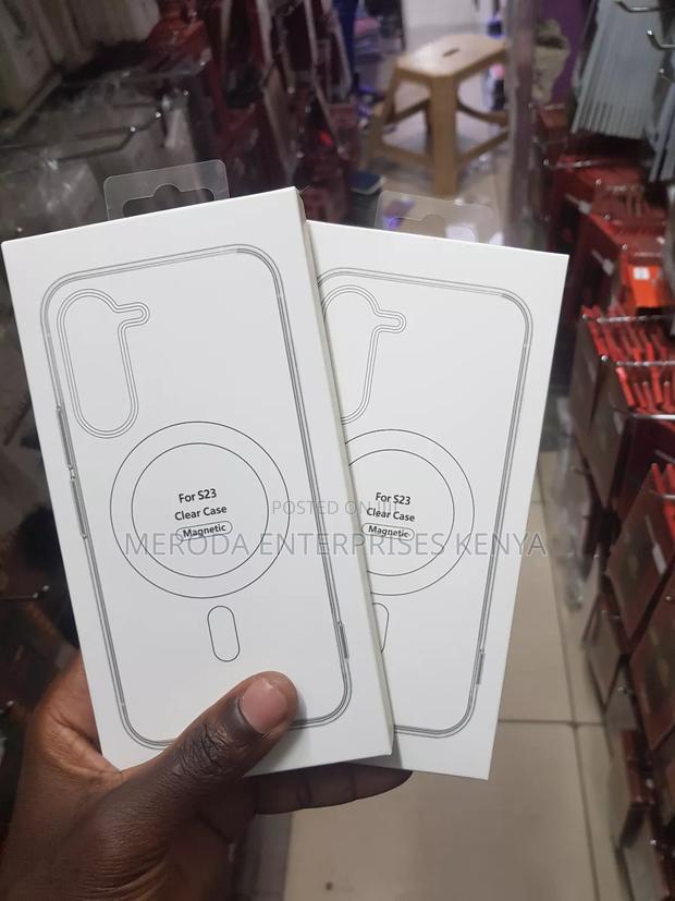 Samsung S23 Clear Magsafe Cases - main view